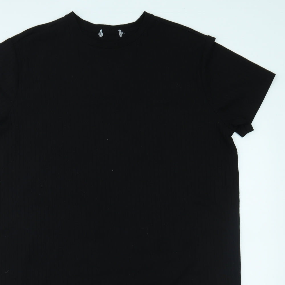 Matalan Womens Black   T-Shirt Dress  Size L