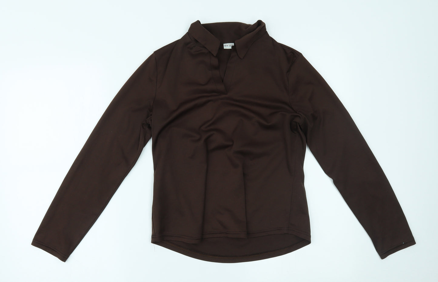 New Look Womens Brown   Basic Polo Size 14