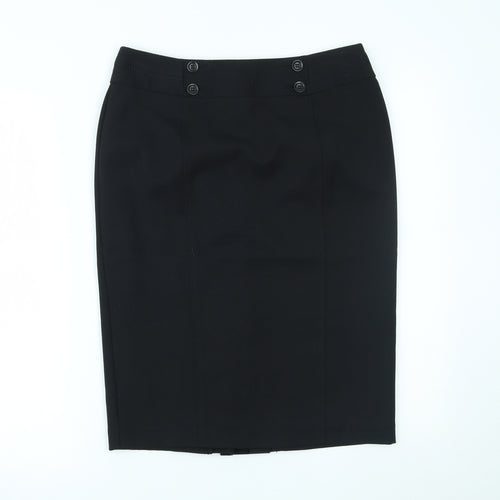 Marks and Spencer Womens Black   Tulip Skirt Size 10
