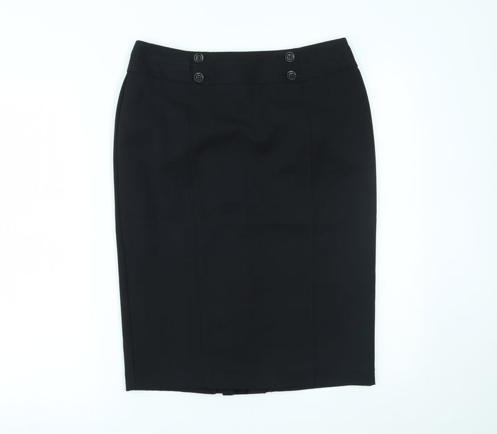 Marks and Spencer Womens Black Tulip Skirt Size 10