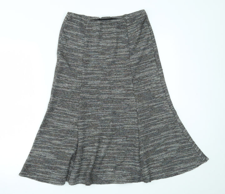 Marks and Spencer Womens Grey Tulip Skirt Size 8