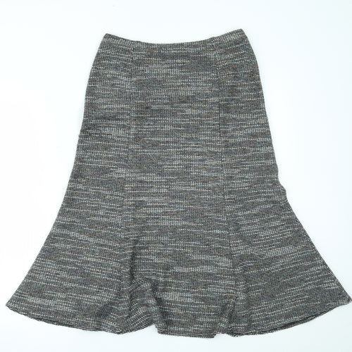 Marks and Spencer Womens Grey   Tulip Skirt Size 8