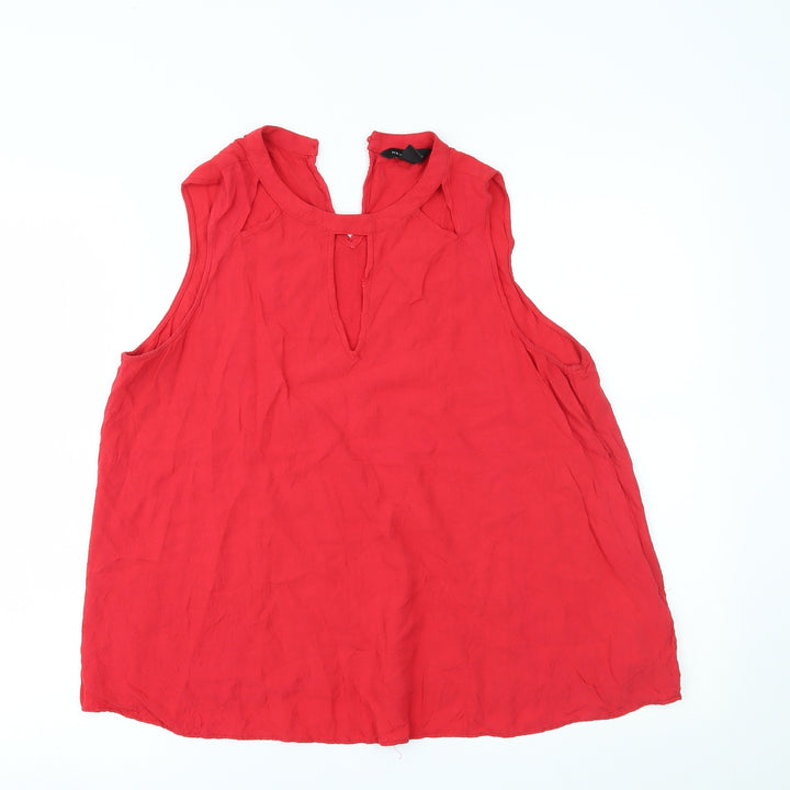New Look Womens Red   Basic Tank Size 12