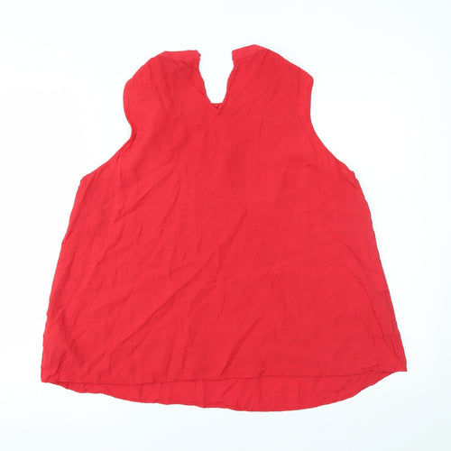 New Look Womens Red   Basic Tank Size 12