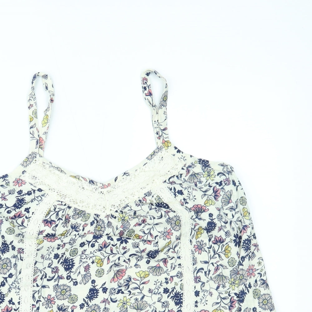 Marks and Spencer Womens Multicoloured Floral  Camisole Tank Size 16