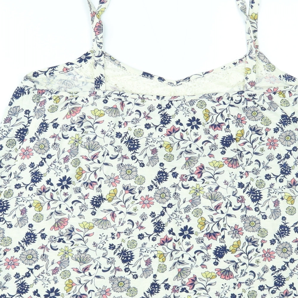 Marks and Spencer Womens Multicoloured Floral  Camisole Tank Size 16