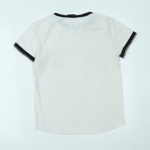 SheIn Womens White   Basic T-Shirt Size S