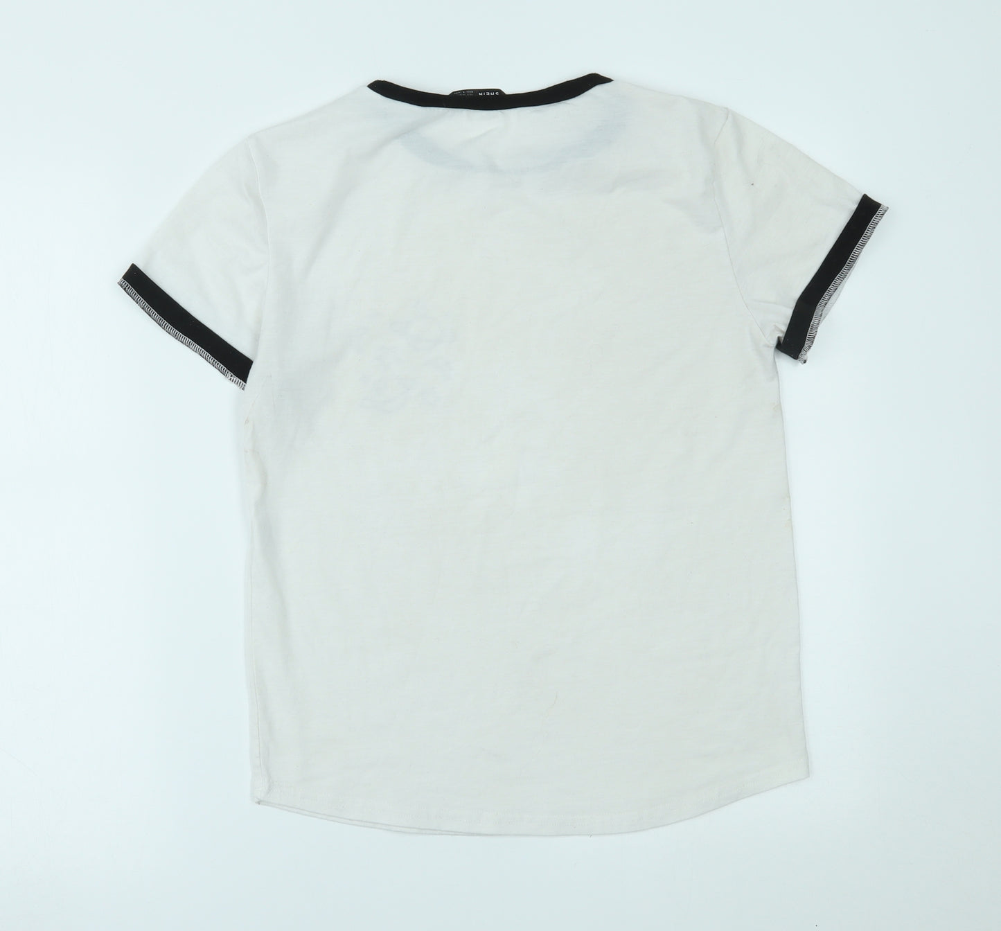 SheIn Womens White   Basic T-Shirt Size S