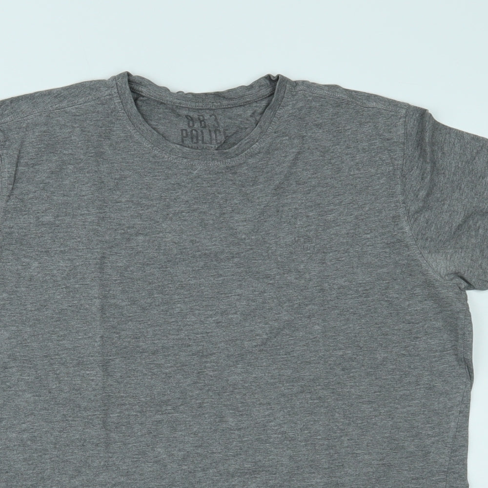 883 Police Womens Grey   Basic T-Shirt Size M