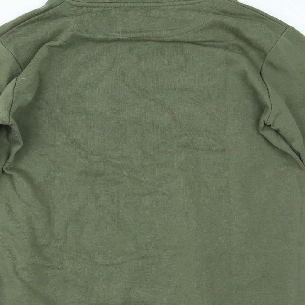 Shoreditch Mens Green   Pullover Jumper Size S