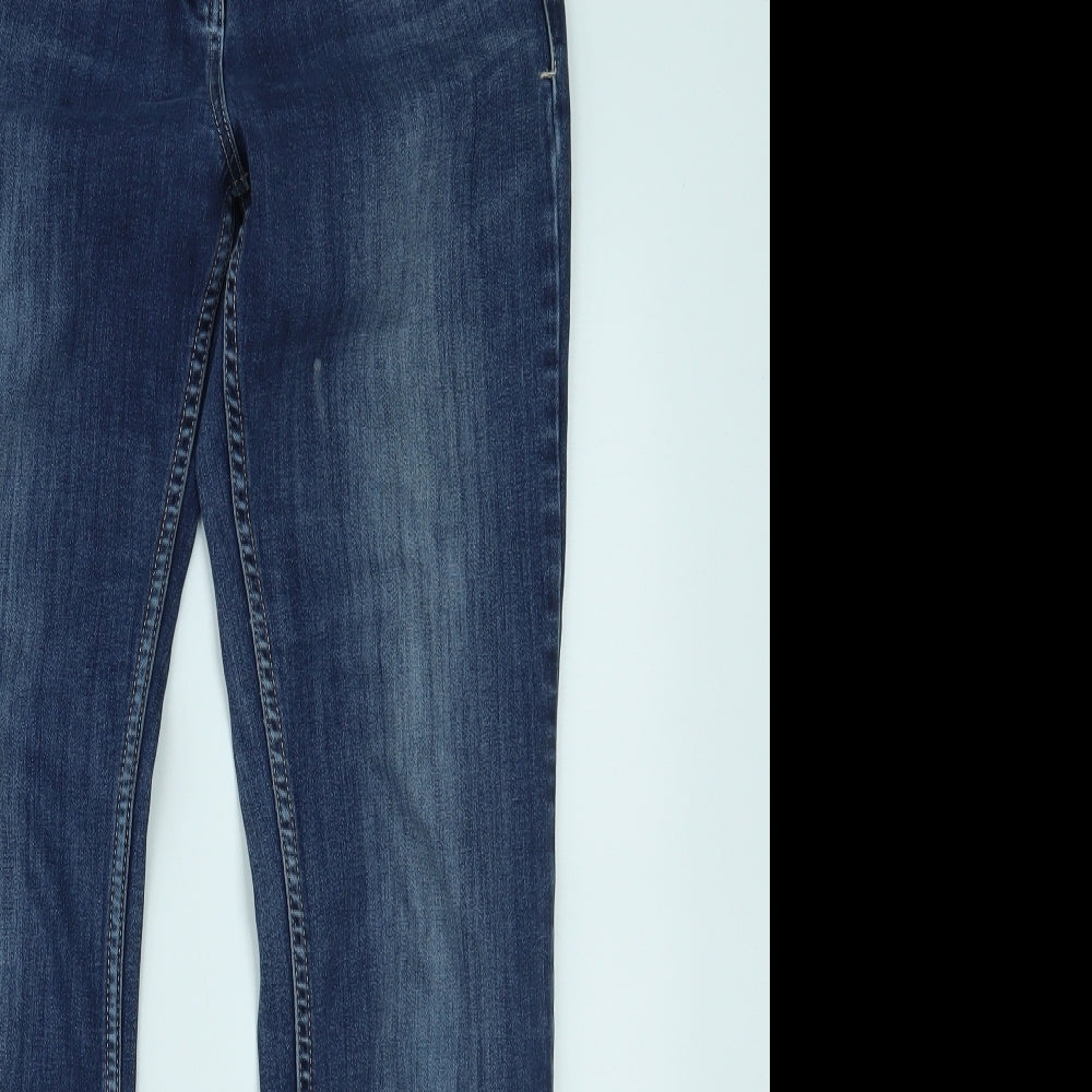NEXT Womens Blue  Denim Straight Jeans Size 12 L30 in