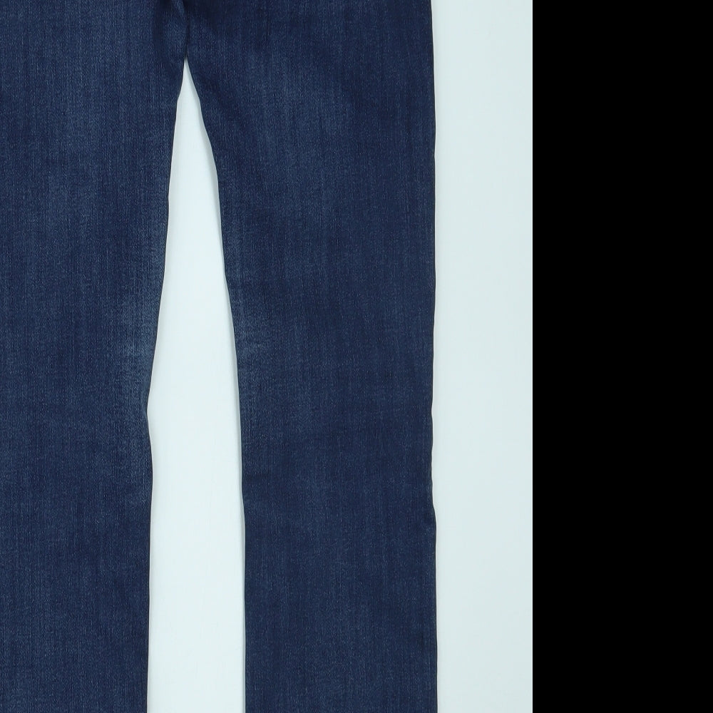 NEXT Womens Blue  Denim Straight Jeans Size 12 L30 in