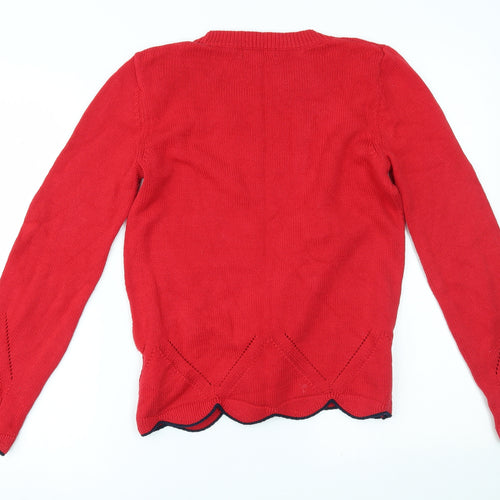 Cynthia Rowley Womens Red   Pullover Jumper Size S