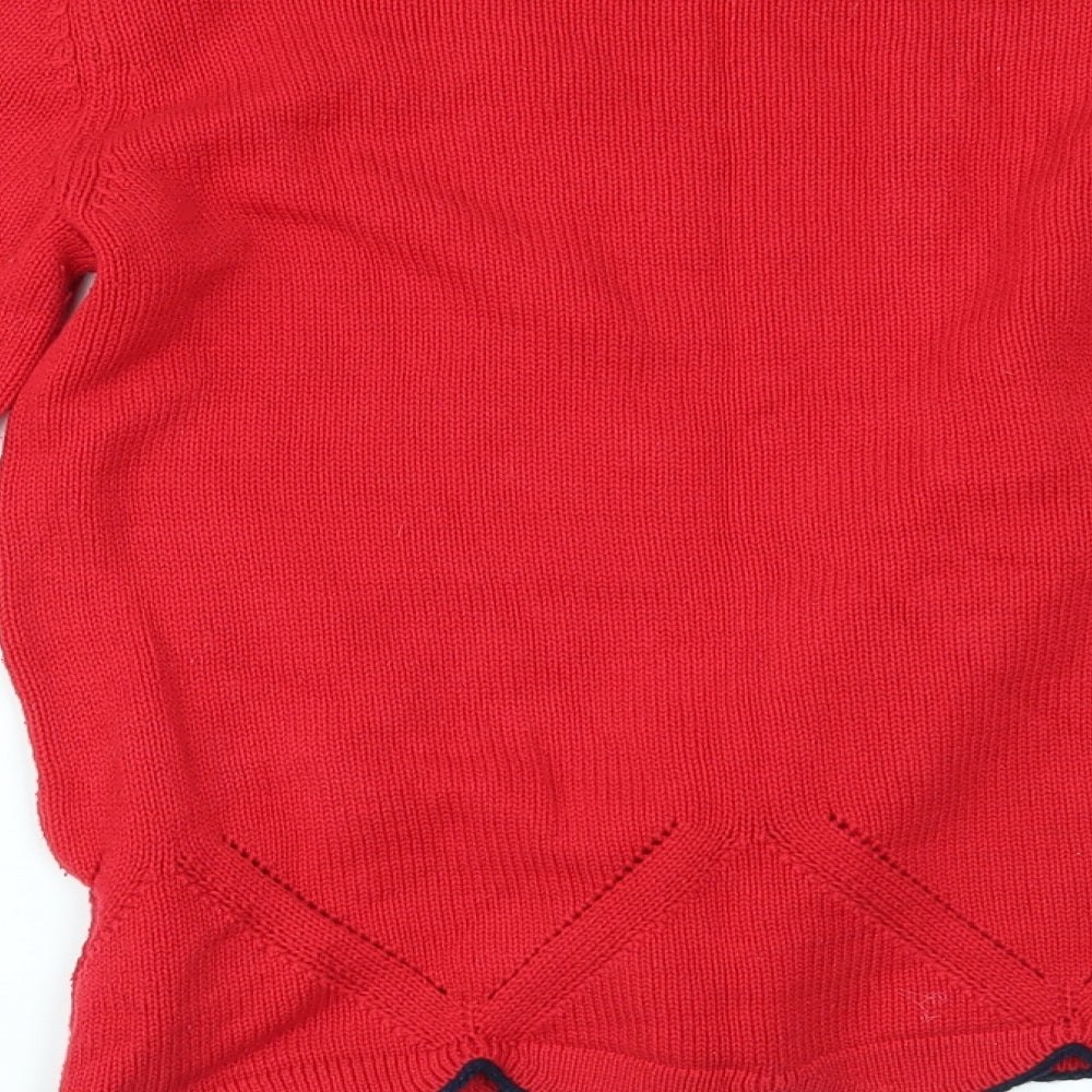 Cynthia Rowley Womens Red   Pullover Jumper Size S