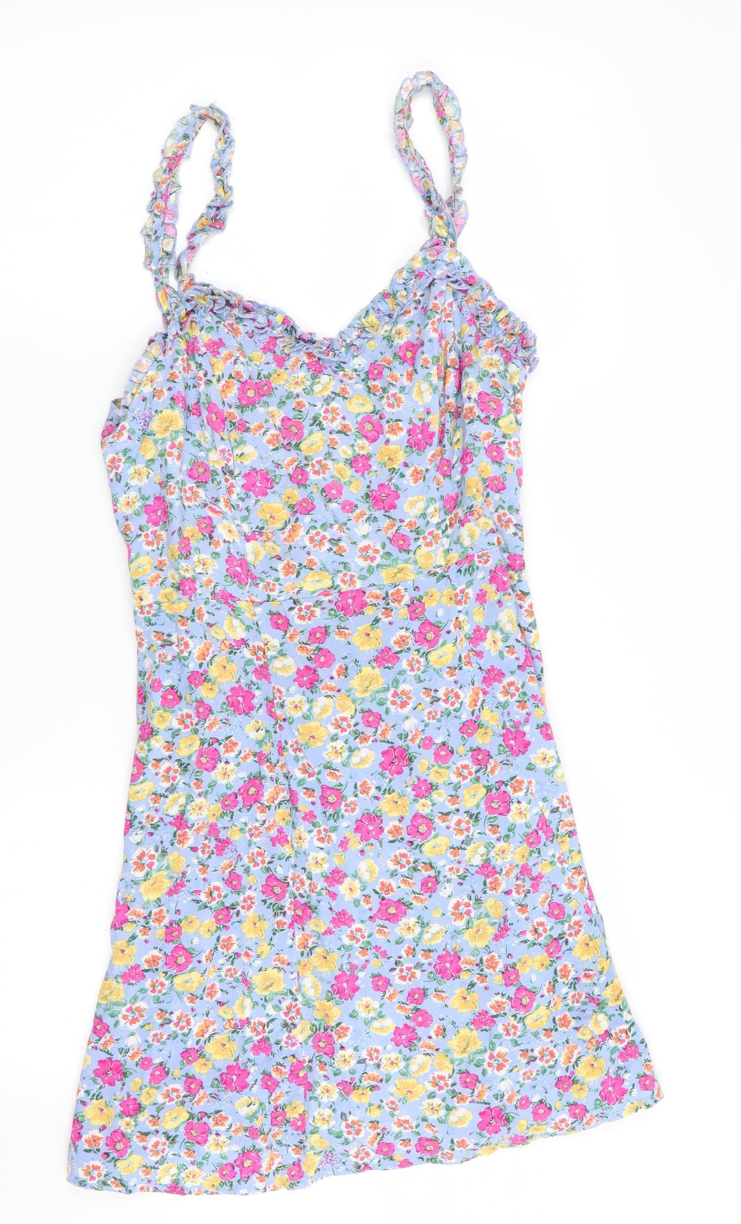 New Look Womens Multicoloured Floral  Fit & Flare  Size 10