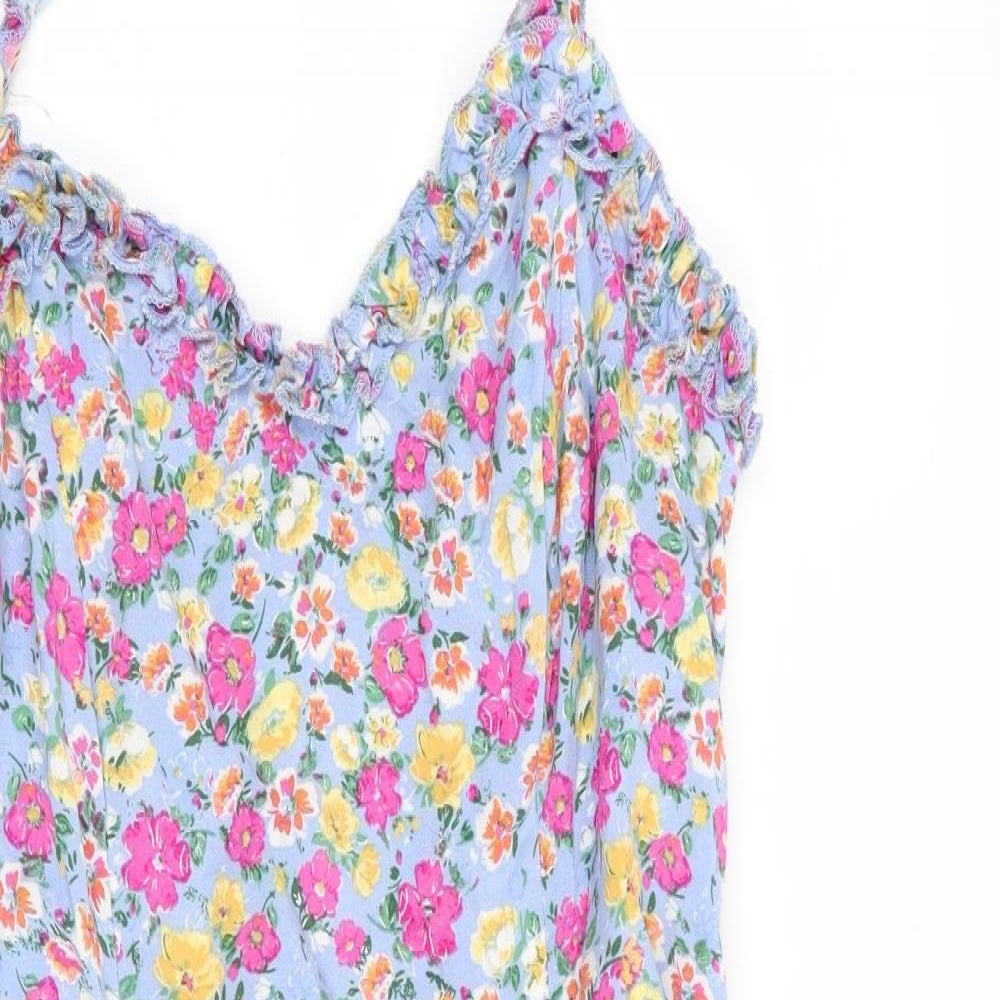New Look Womens Multicoloured Floral  Fit & Flare  Size 10