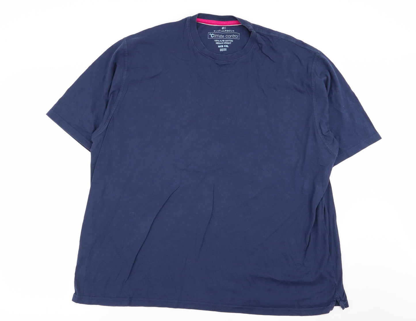 Blue Harbour Mens Blue    T-Shirt Size 2XL