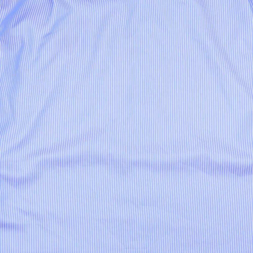 M&S Mens Multicoloured Striped   Dress Shirt Size 18