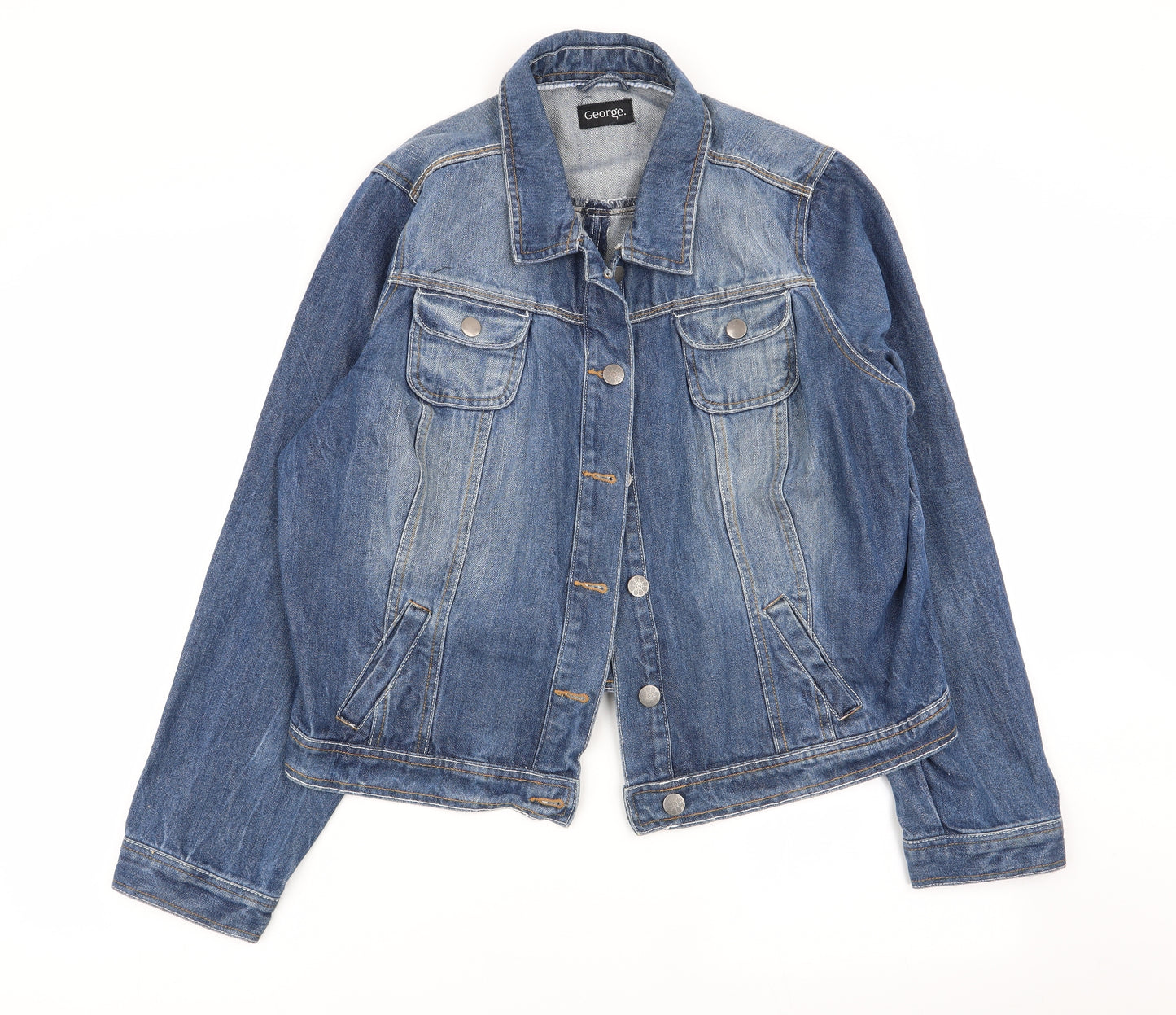 Asda George Womens Blue   Jacket  Size 22  - denim jacket