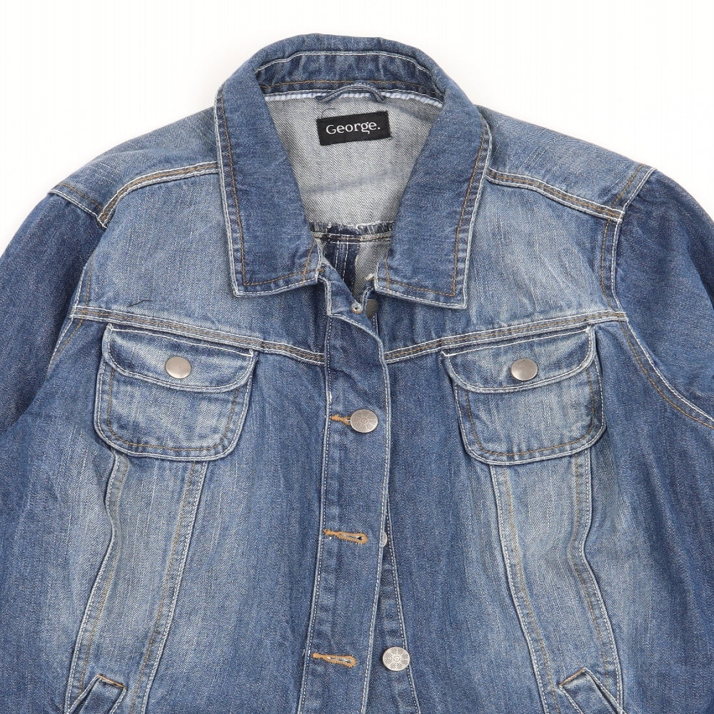 Asda George Womens Blue   Jacket  Size 22  - denim jacket