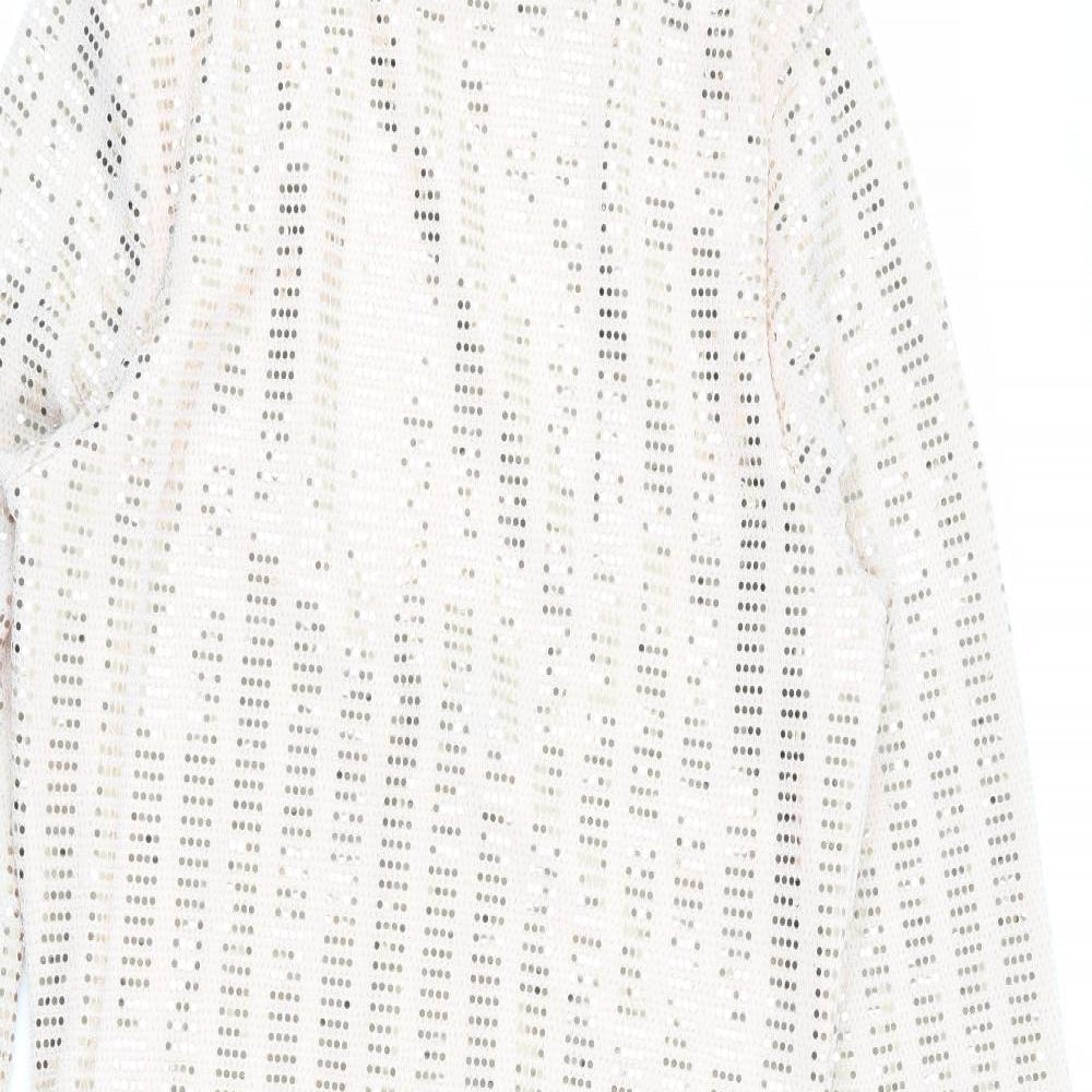 River Island Womens Pink Polka Dot  Fit & Flare  Size 12