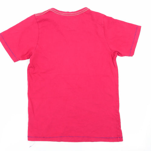 TU Boys Red Animal Print  Basic T-Shirt Size 10 Years