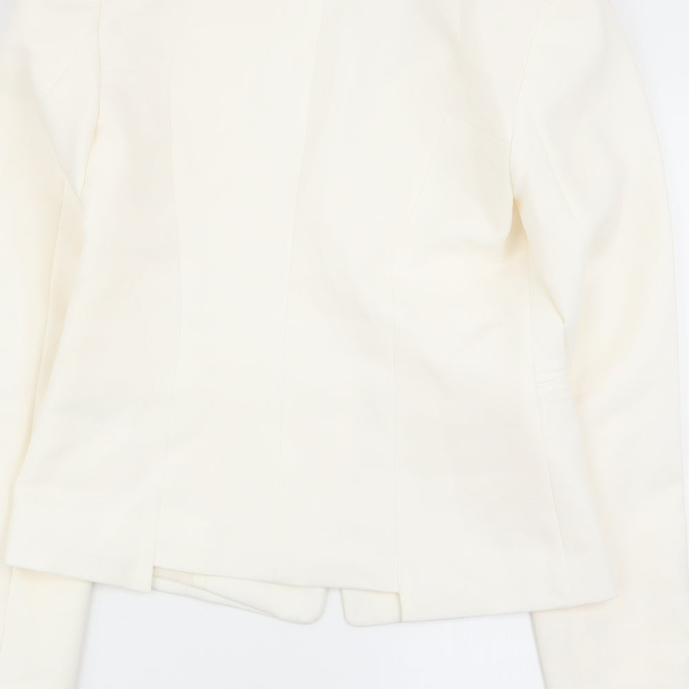 Primark Womens White   Jacket Blazer Size 8