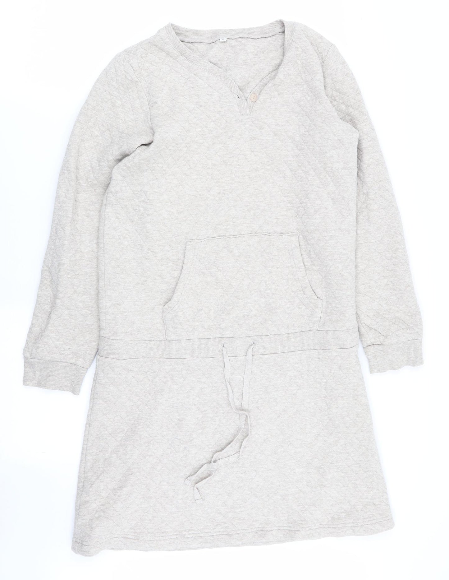 Preworn Womens Beige   Jumper Dress  Size M