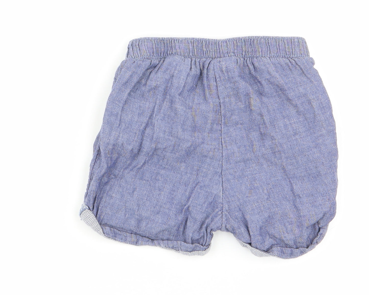 H&M Girls Blue   Capri Trousers Size 12 Months  - shorts