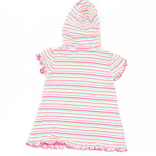 Debenhams Girls Multicoloured Striped  Jumper Dress  Size 3-6 Months