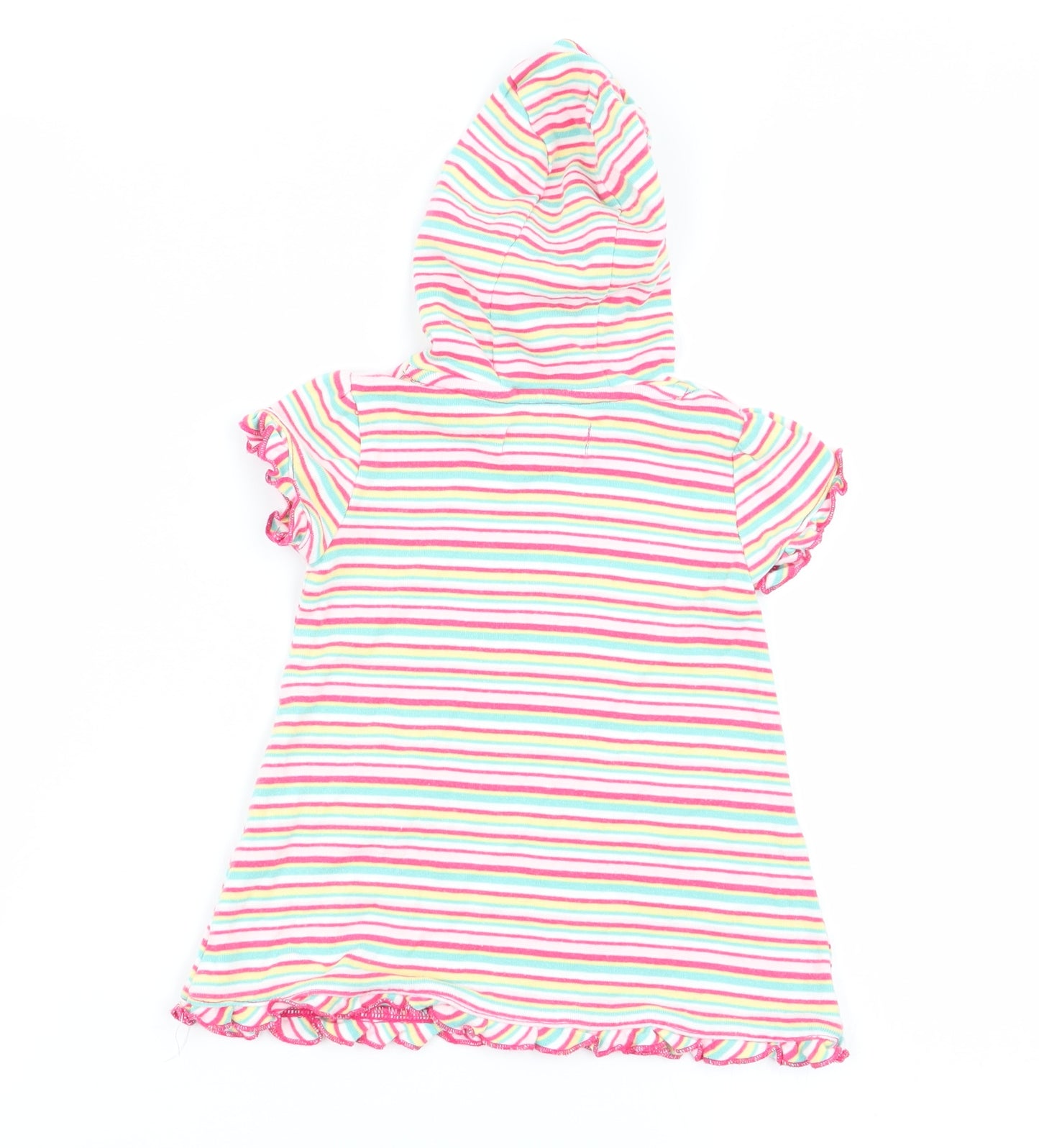 Debenhams Girls Multicoloured Striped  Jumper Dress  Size 3-6 Months