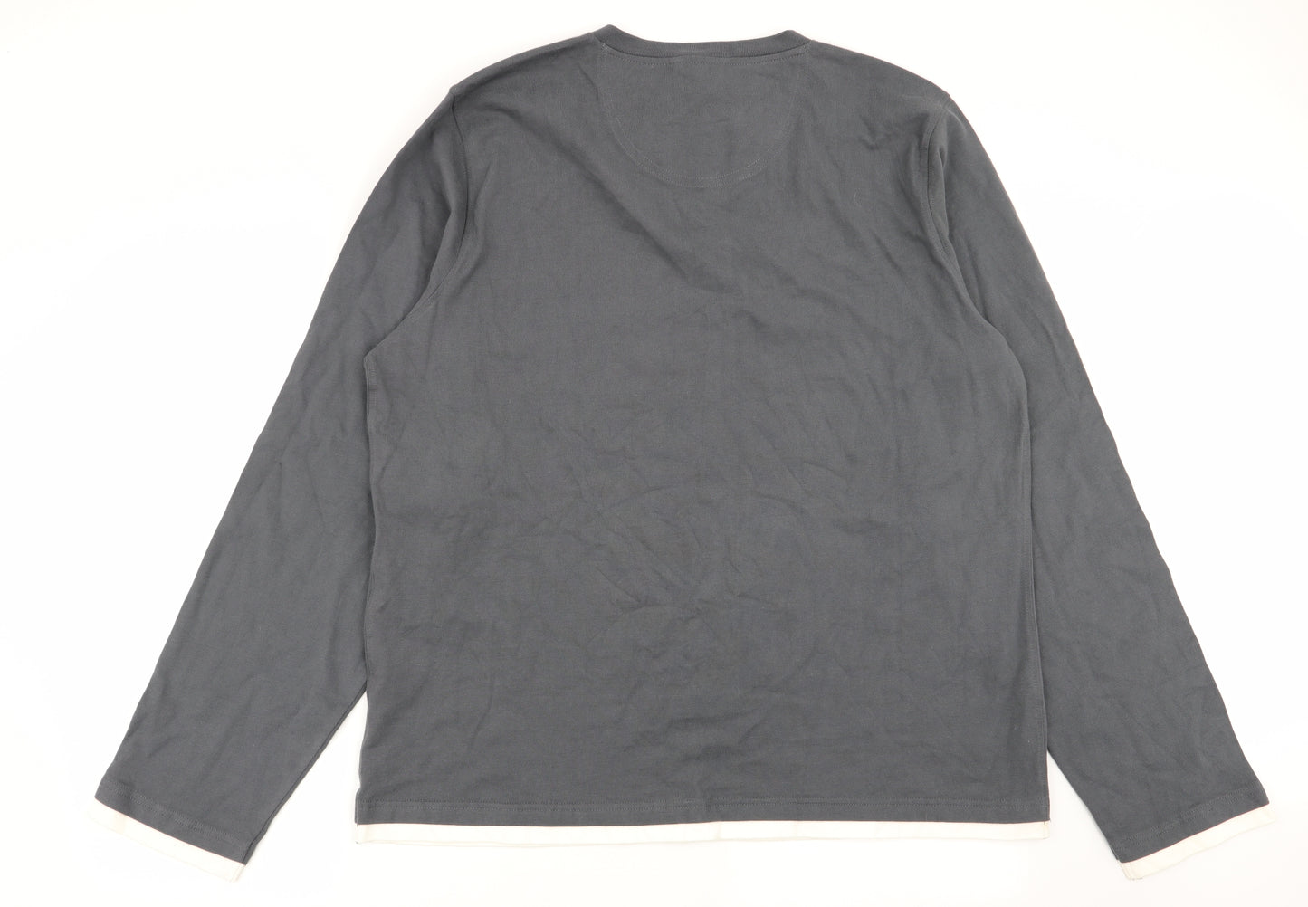 John Lewis Mens Grey    T-Shirt Size 2XL