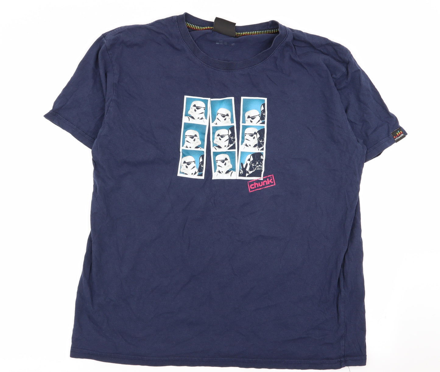 Chunk Mens Blue    T-Shirt Size 2XL  - Star wars