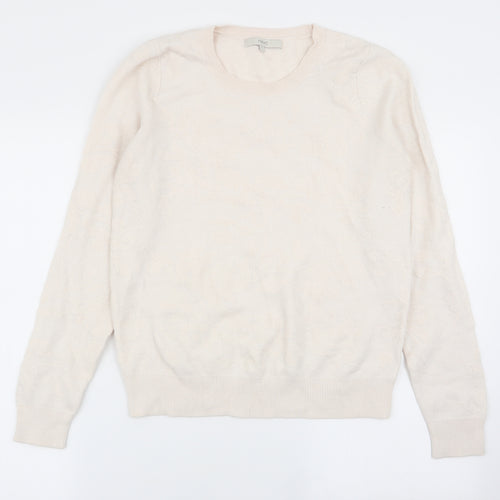 NEXT Womens Ivory Floral  Pullover Jumper Size 12