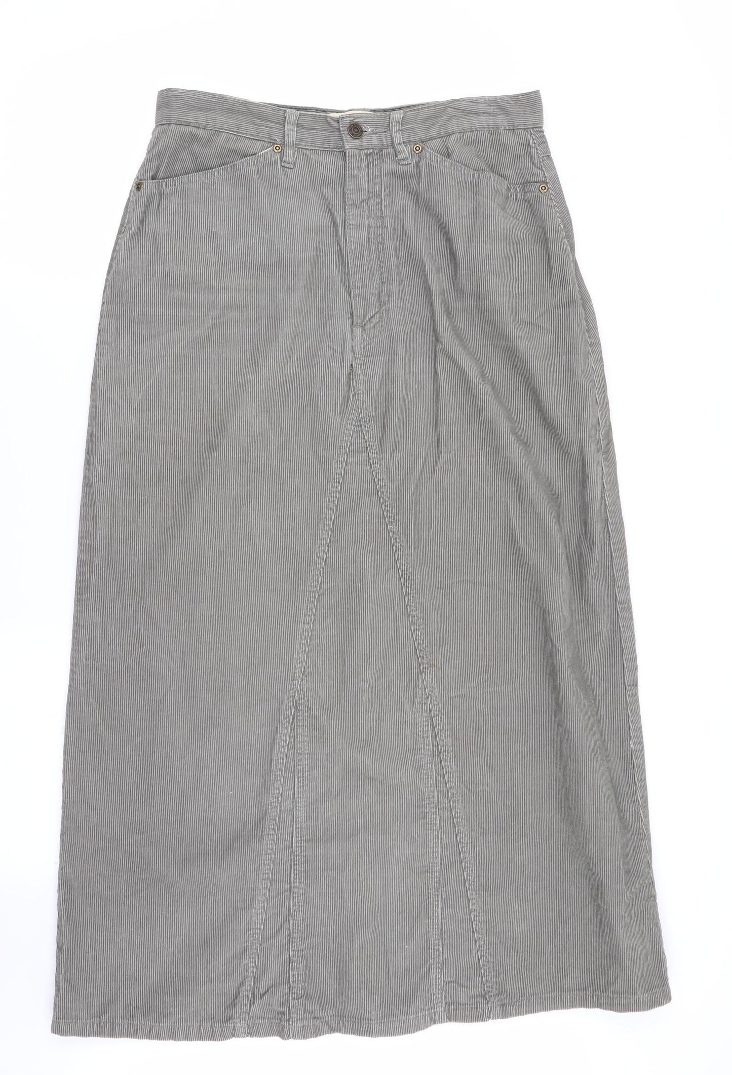 western trading Womens Grey   Flare Skirt Size 30 in