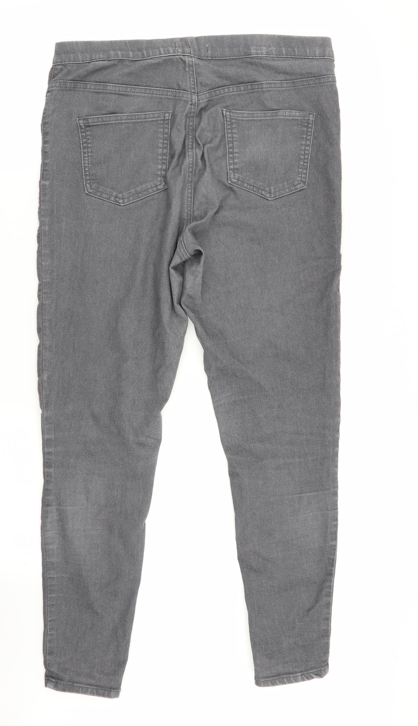 M&S Womens Grey   Jegging Jeans Size 14 L26 in
