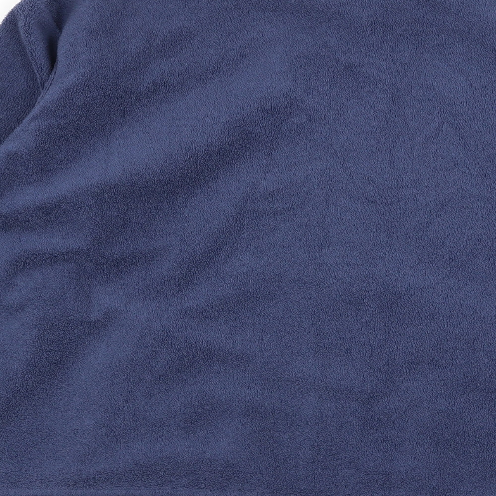 M&S Womens Blue   Full Zip Jumper Size 18