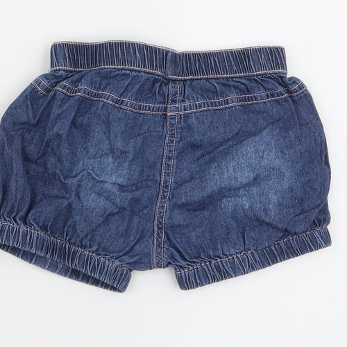 Nutmeg Girls Blue   Capri Trousers Size 6-9 Months  - shorts
