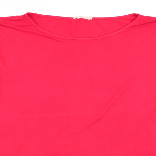 indigo and co Womens Red   Basic T-Shirt Size XL