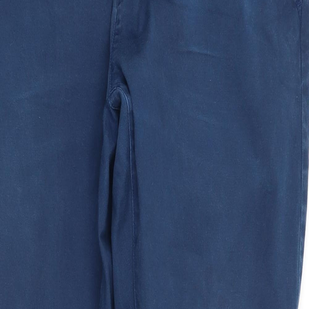 Easy Mens Blue   Chino Trousers Size 36 in L31 in
