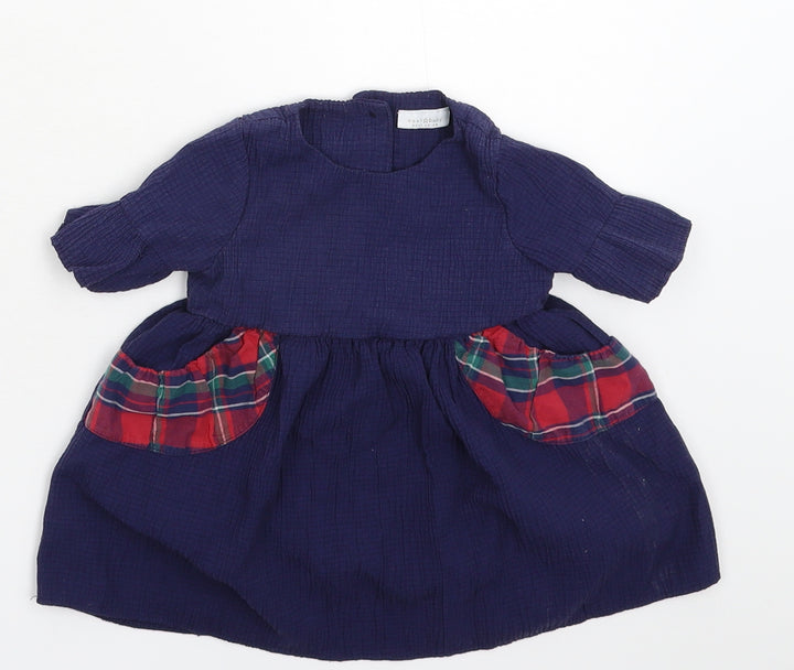 NEXT Girls Blue Fit & Flare Size 6-9 Months