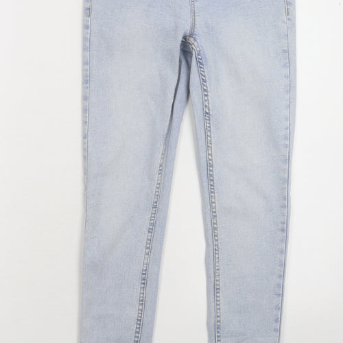 New Look Womens Blue  Denim Jegging Jeans Size 6 L27 in