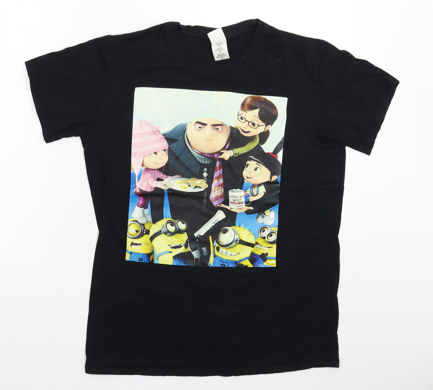 Gildan Mens Black    T-Shirt Size M  - Despicable Me