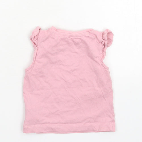 Merc Girls Pink   Basic Tank Size 6-9 Months