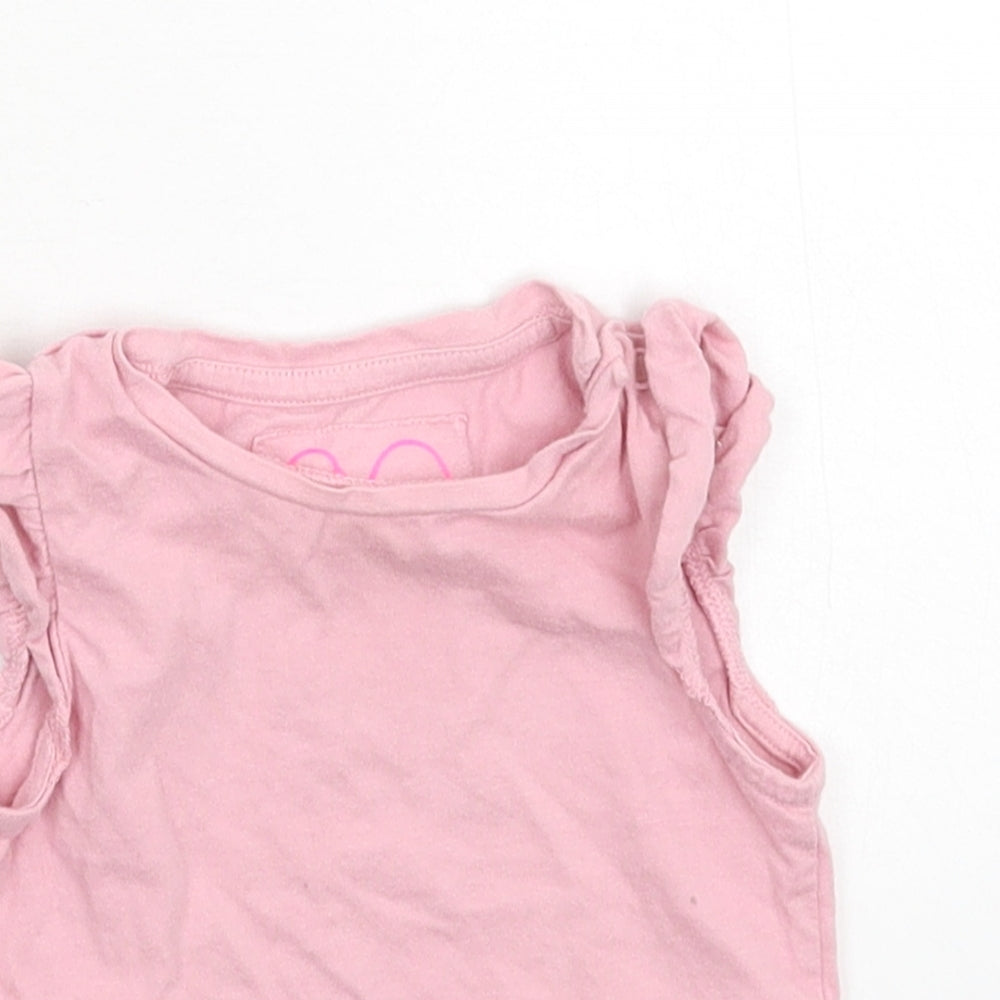 Merc Girls Pink   Basic Tank Size 6-9 Months