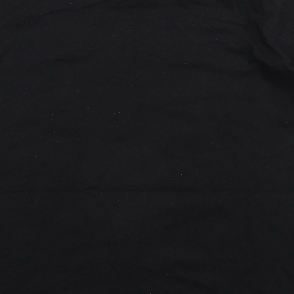 Preworn Boys Black   Basic T-Shirt Size 13-14 Years