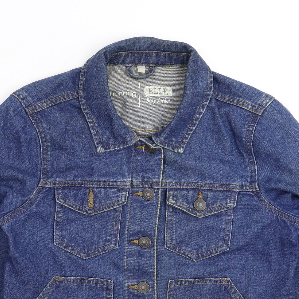 Red Herring Womens Blue  Denim Jacket  Size S