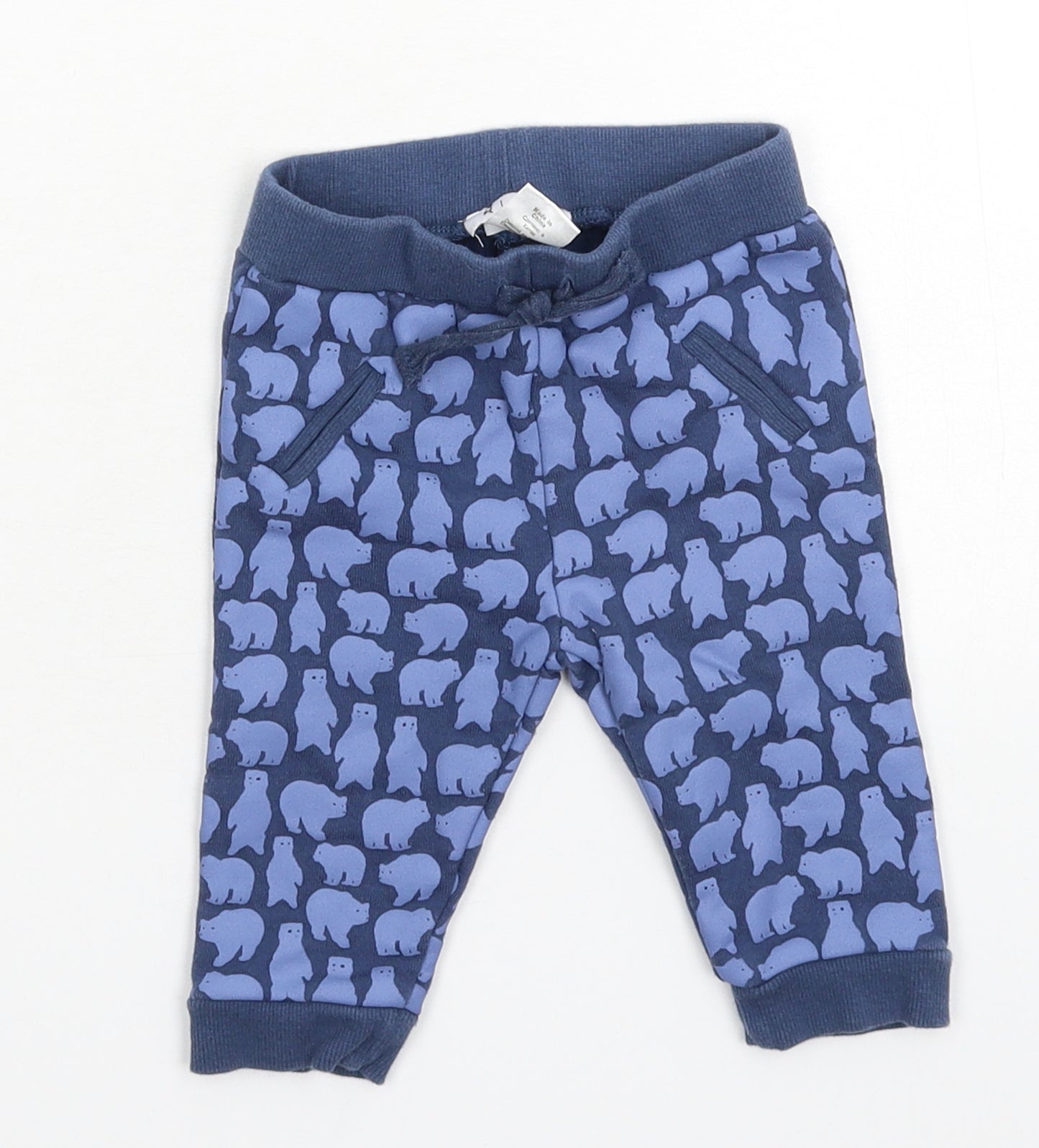 La Redoute Baby Blue   Jogger Trousers Size 6-9 Months