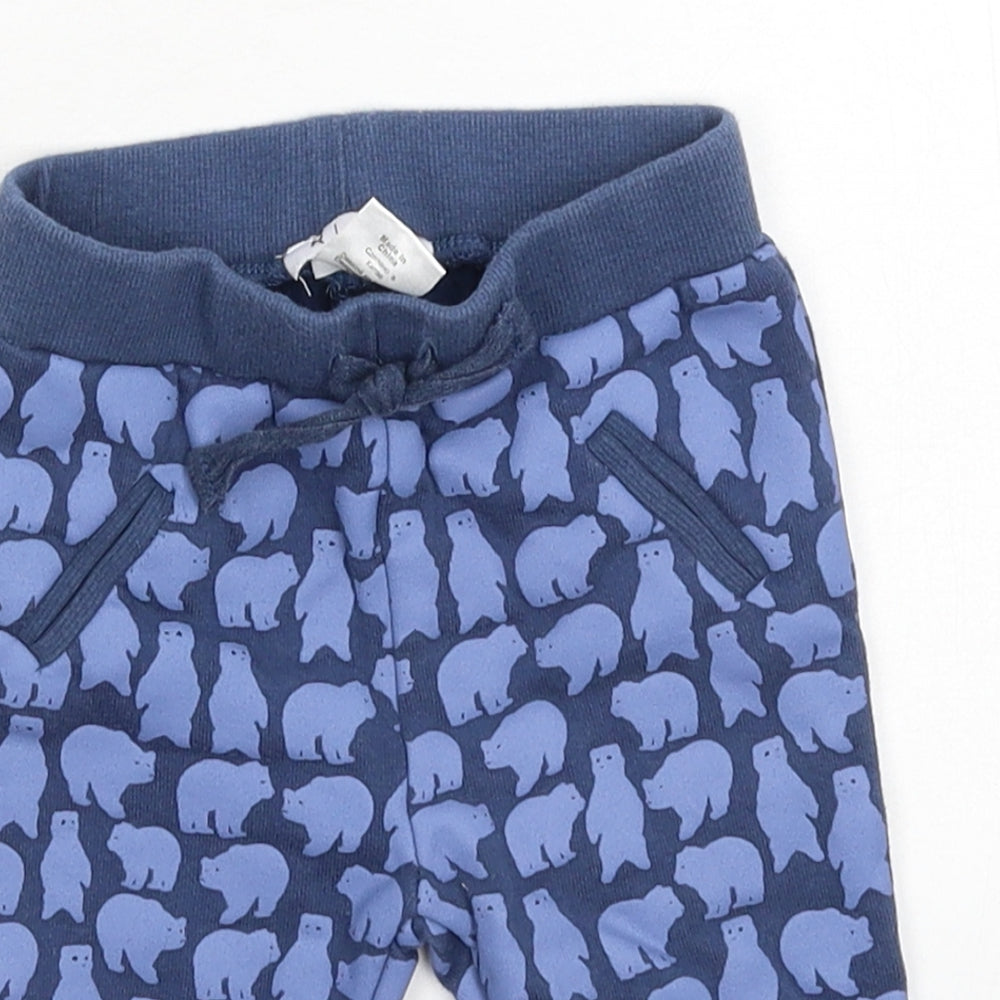 La Redoute Baby Blue   Jogger Trousers Size 6-9 Months