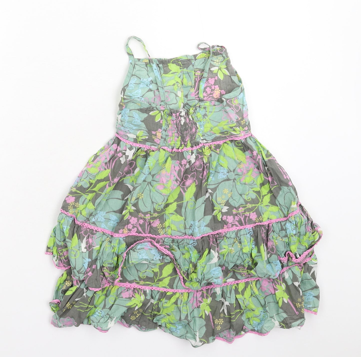 Girl 2 Girl Girls Multicoloured Floral  Fit & Flare  Size 5-6 Years